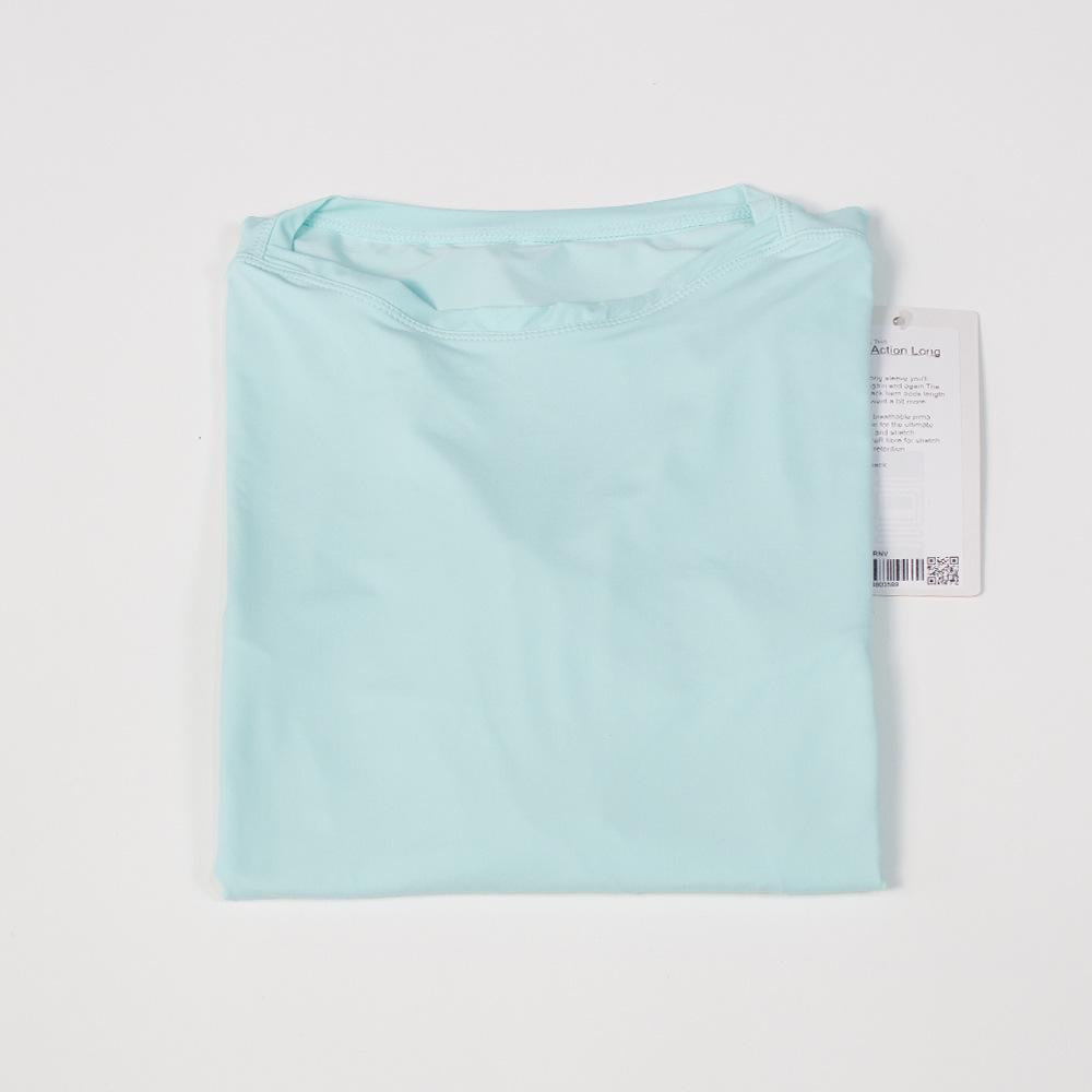 Women's Sun Protection Long Sleeve Yoga Top - Summer Fitness & Hiking Wear