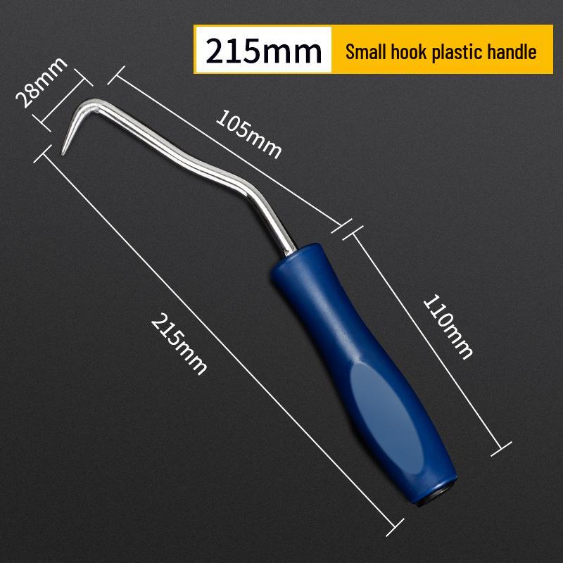 High Hardness Semi-Automatic Threaded Rebar Tying Hook for Core Steel Binding
