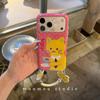 Ins Ancient Morning Rose Powder Drinking Tea Cat Portable Rope for iPhone11promax Apple 11 Mobile Phone Case 11 Hard