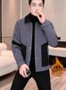 Men's Cotton-Padded Lapel Jacket - Thick, Warm, Casual Wear for Autumn and Winter