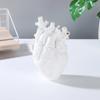 Creative Resin Crafts Διακοσμητικά σε σχήμα καρδιάς Ασπρόμαυρο Βάζο δίχρωμο Επιτραπέζιο σπίτι Διακοσμητικό Βάζο με λουλούδια