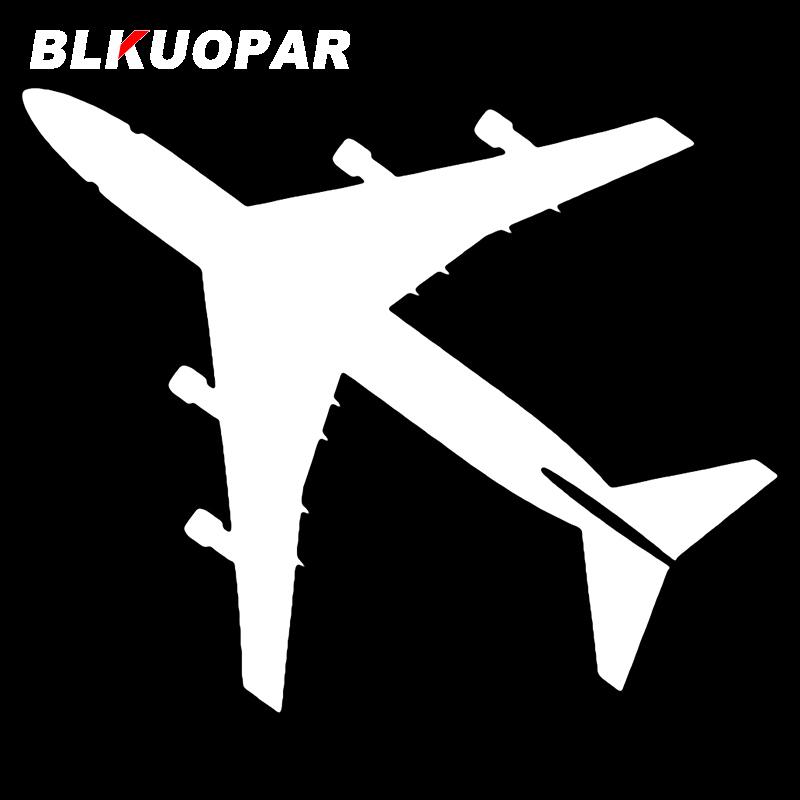 BLKUOPAR for Aircraft Car Stickers Fashionable Personality Decals Simple Refrigerator Windshield Decor Car Door Protector