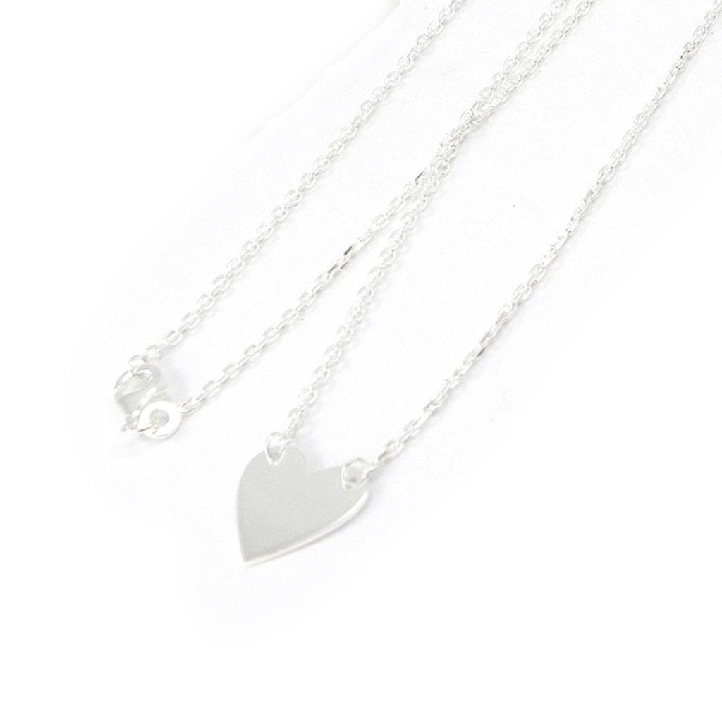 Les Trésors De Lily [C7289] - Silver Necklace 'Love' Silver - 10x13 Mm