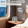 Tragbarer magnetischer Reiseventilator 8-24 Std. Laufzeit Wiederaufladbar und steckbar Tischventilator Kleiner persönlicher Ventilator
