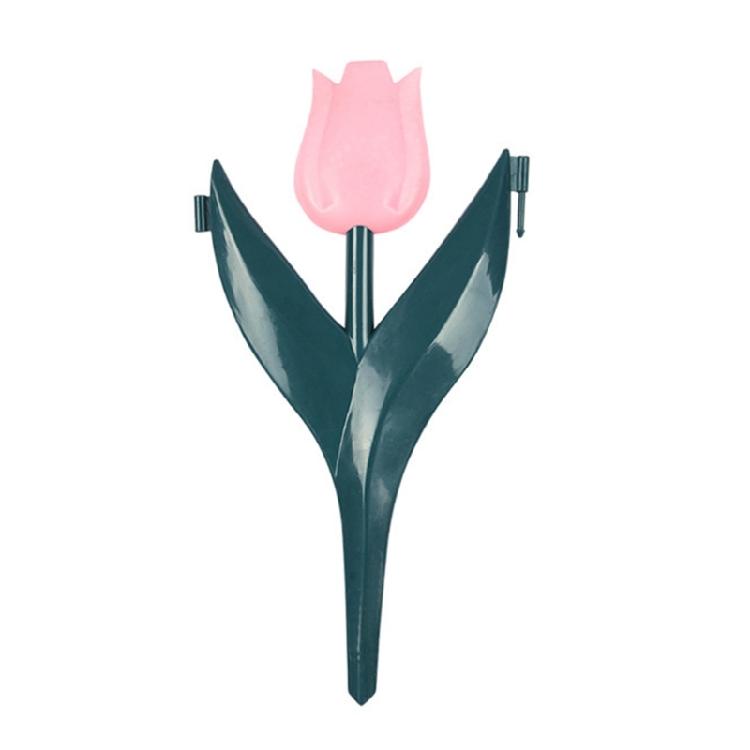 Decorative Tulips Flower Design Fence PVC Garden Fence for Interlocking of Yard and Pathway Borders Gardening Supply