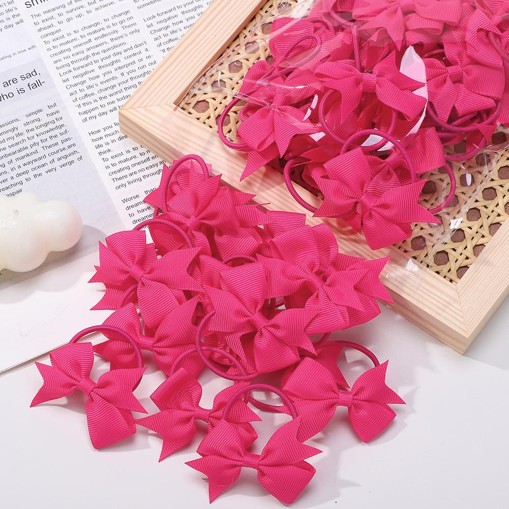 

ДЕТСКИЕ БАНТЫ 10 шт./лот Банты для волос из ленты для девочек Резинка Детские милые банты для чирлидинга Банты-узелки Повязка на голову Бутик Детская повязка на голову Украшения для волос