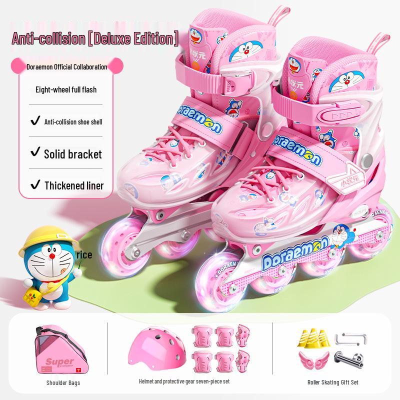 Flashing Roller Skates for Beginners: Adults & Kids, Boys & Girls, Professional Quality