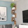 Wotan Corner Wall Hanging Bookshelf For Toys Loft