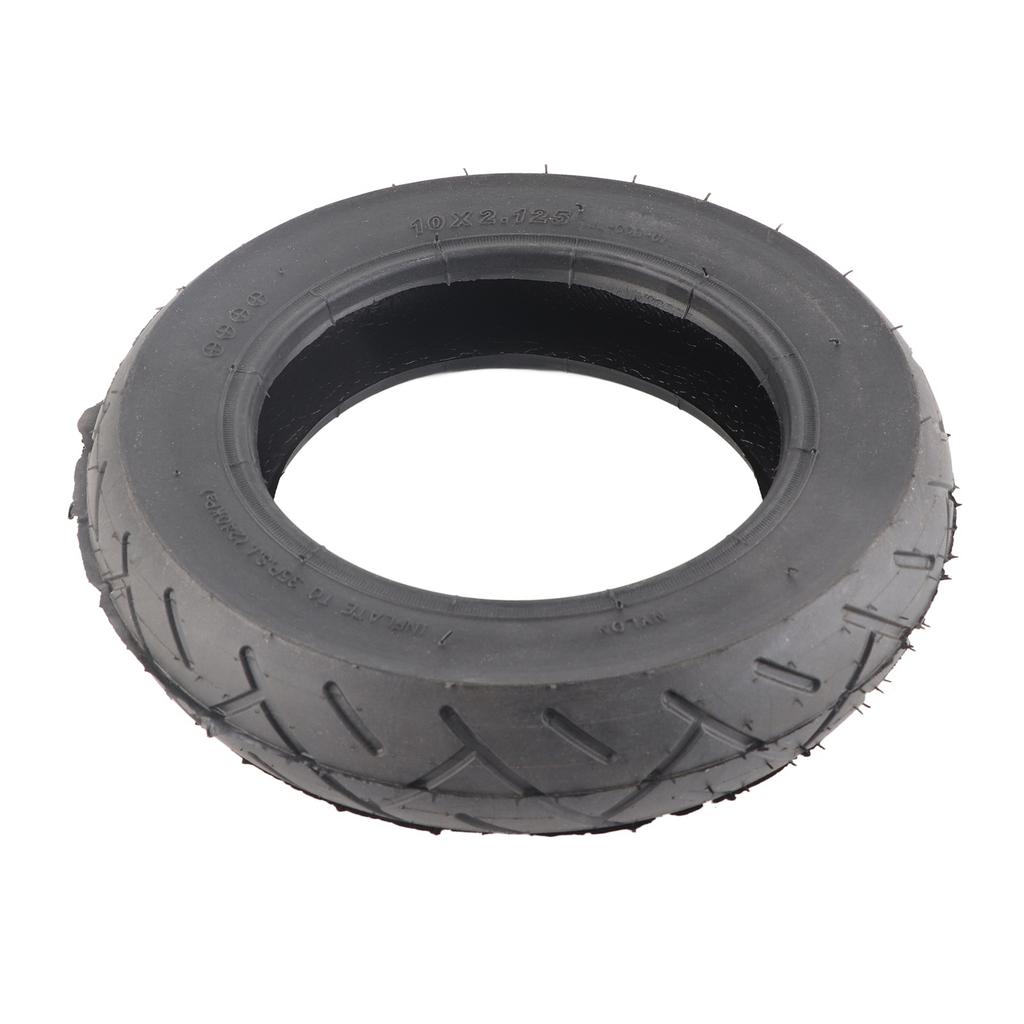 Electric Scooter Tire Rubber Sturdy Shock Resistant Buffering Groove Inflation Tyre 10x2.125