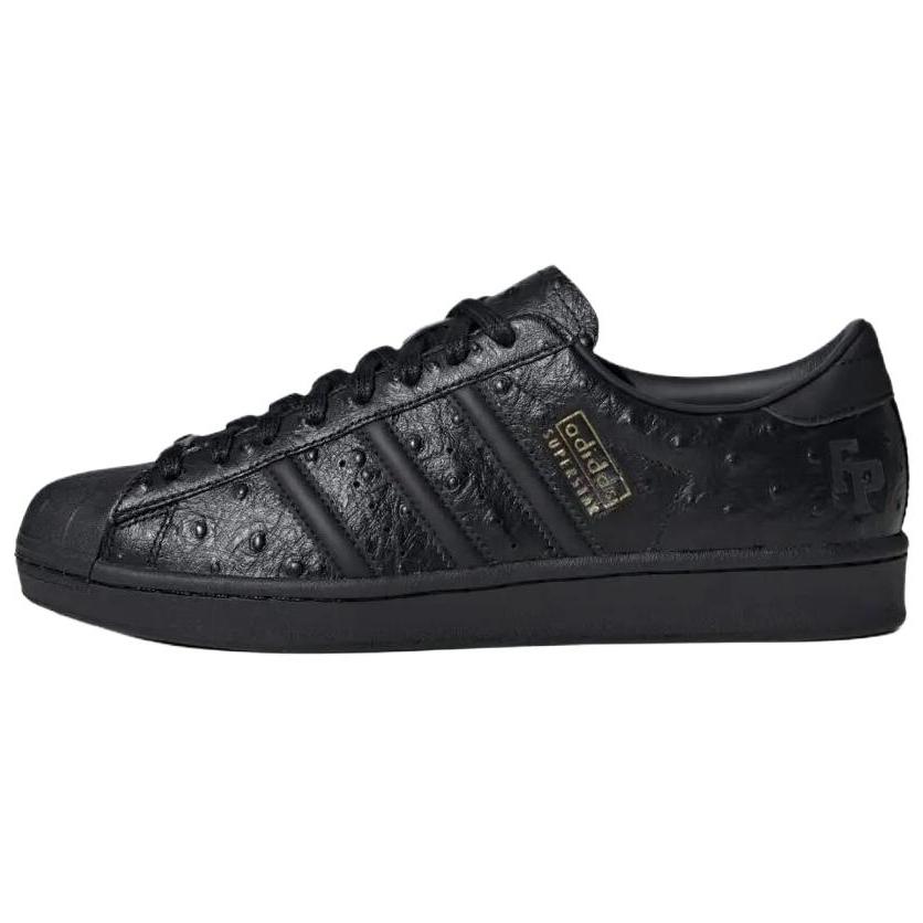 Adidas Originals X Footpatrol Superstar Bequeme Passform Skateschuhe Unisex Sneaker Schwarz KH9923