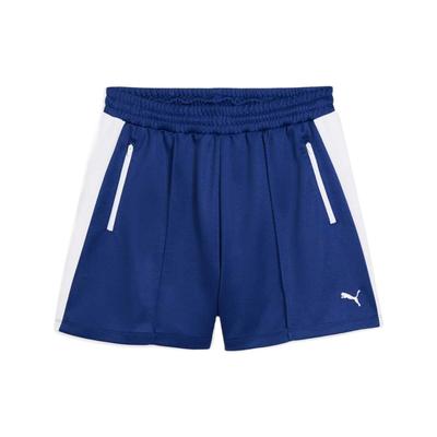 TT7 Relaxed Pintuck Shorts 4" Color Block Loose Casual Shorts Women Shorts 636868-49