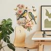 New Chinese-style Flower, Bird, Butterfly Study, Entrance Hall Home Decoration and Beautification Stickers