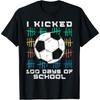 I Kicked 100 Days Of School 100th Day Smarter Soccer T-Shirt