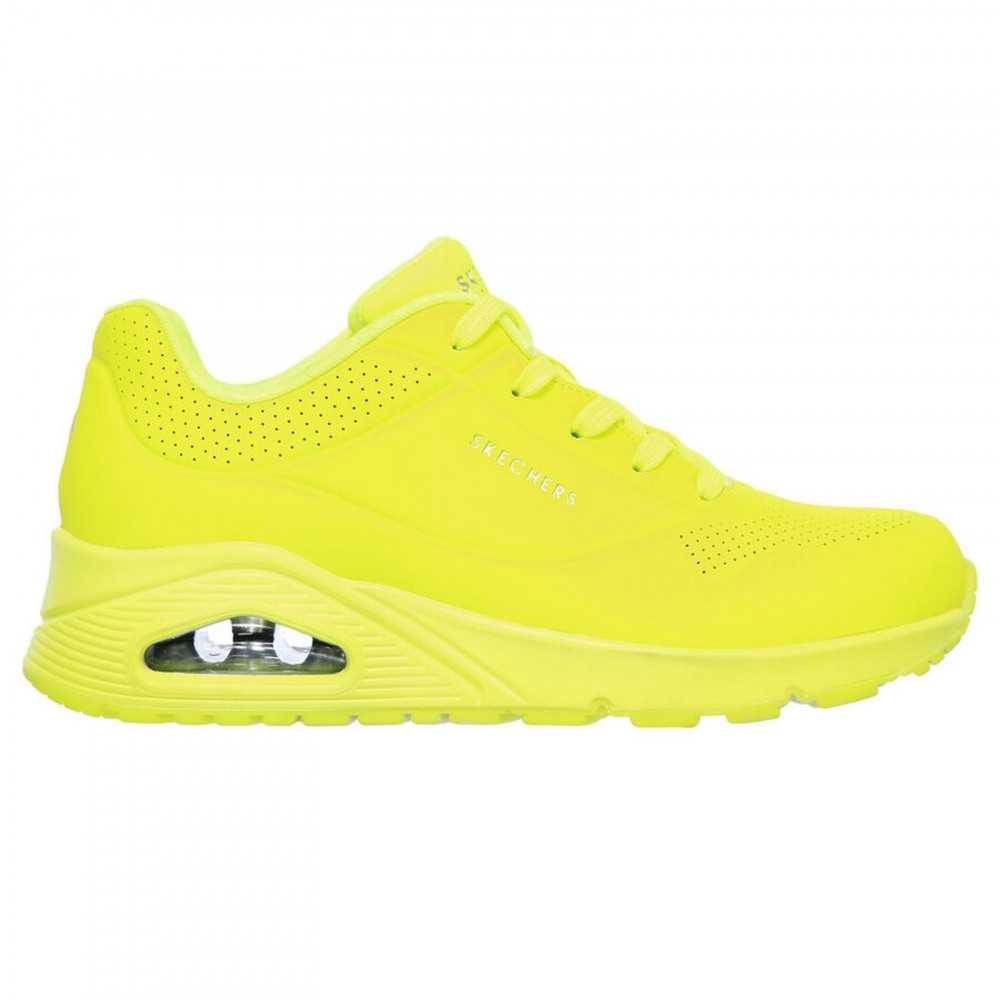 Sneakers Skechers Neon Yellow Uno Night Shades
