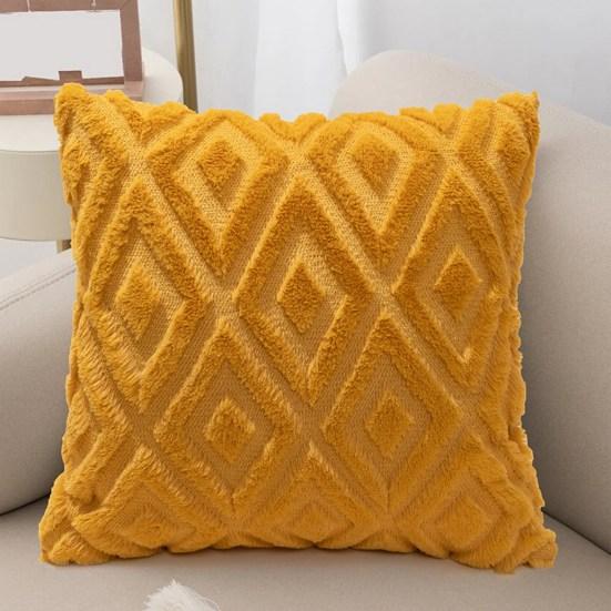 Square Throw Pillow Cover with Hidden Zipper Super Soft Wear Resistant Washable Non-Fading Decorative Pillowslip