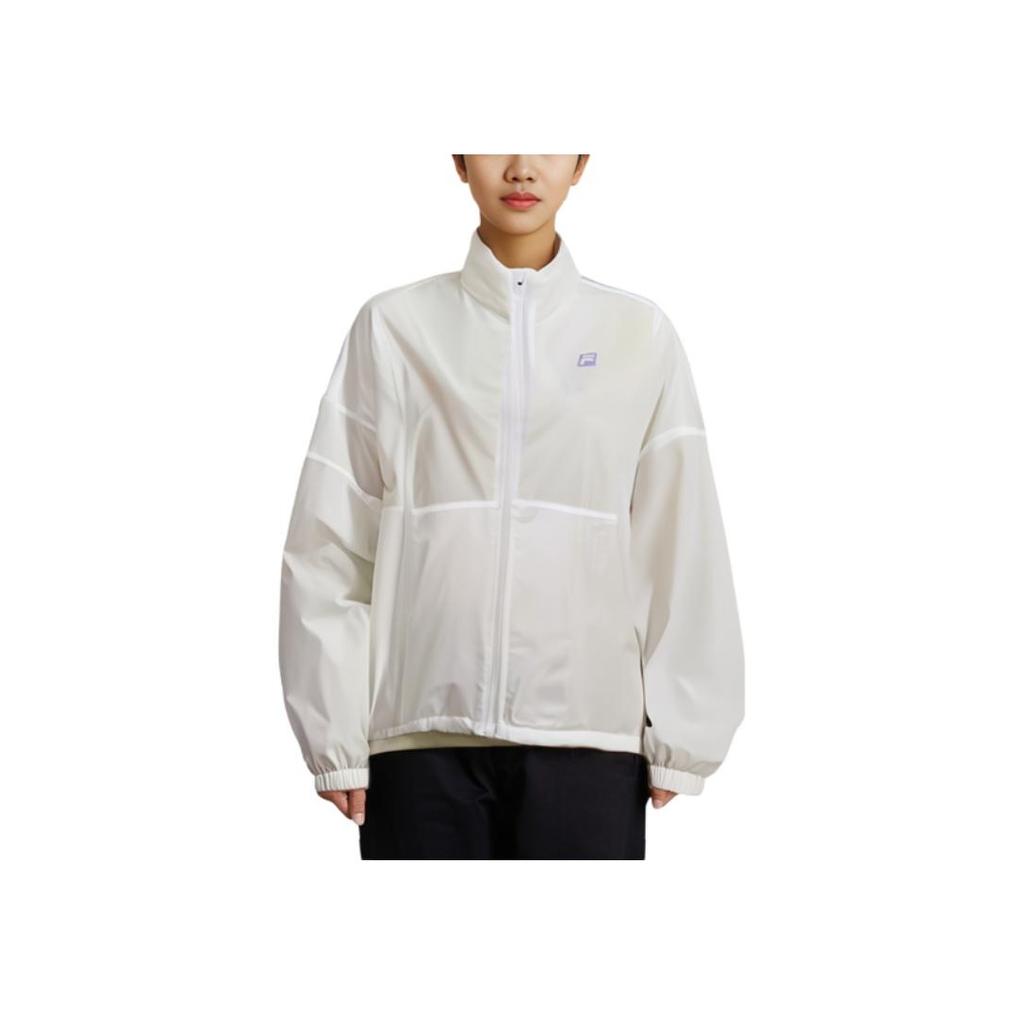 New FILA Athletics Jackets Women's Jade White A11W223702F-WT