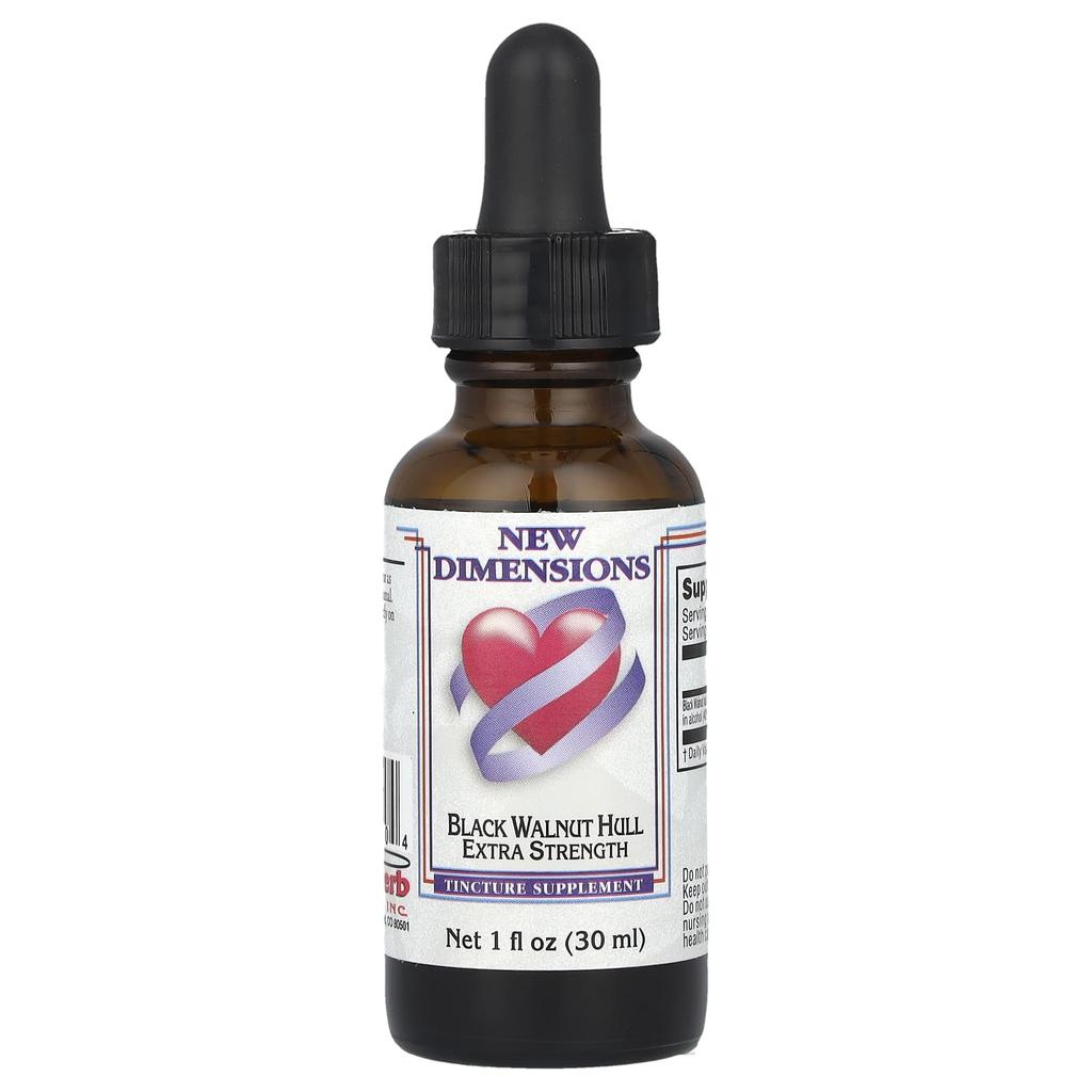 New Dimensions, Black Walnut Hull Extra Strength, 30Ml (1Fl Oz)