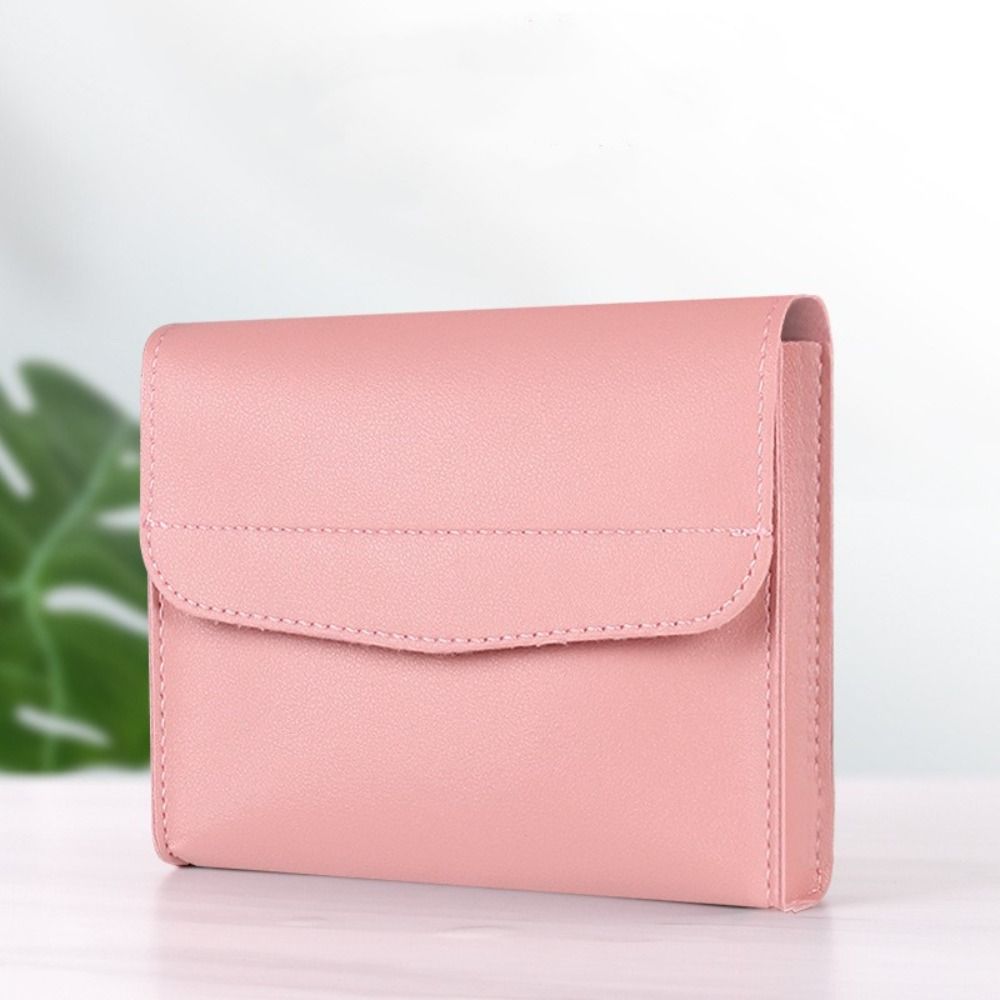 

PU Leather Laptop Power Storage Bag Easy to Clean Solid Color USB Cable Storage Bag Waterproof Storage Pouch Data Cable рожевий