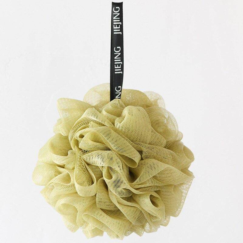 Bath Body Brush Sponge Bath Ball Nylon Scrubber Loofah Mesh Net Ball Cleaning Mesh Shower Flower 60g Bathroom Accessories