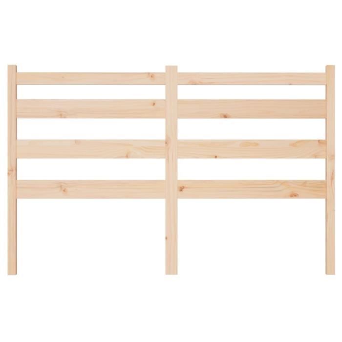VidaXL Tête de lit 206x4x100 cm Bois massif de pin 818440