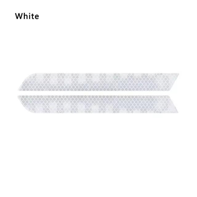 2pcs/set Car Bumper Reflective Safety Strip Stickers Car Rear Bumper Reflective Sticker Reflective Warning Safety Tape