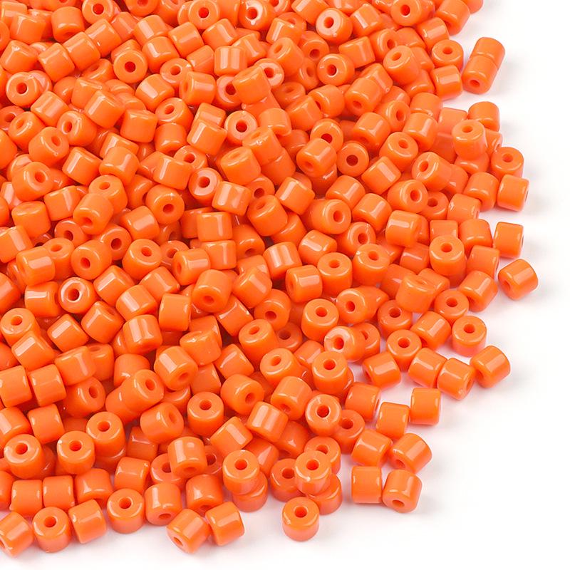 Bunte zylindrische Acrylperlen zur DIY-Schmuckherstellung