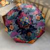 Demon  Pattern, Automatic Folding Umbrella, Portable and Foldable Design, 8 Ribs, a Christmas or Birthday Gift.