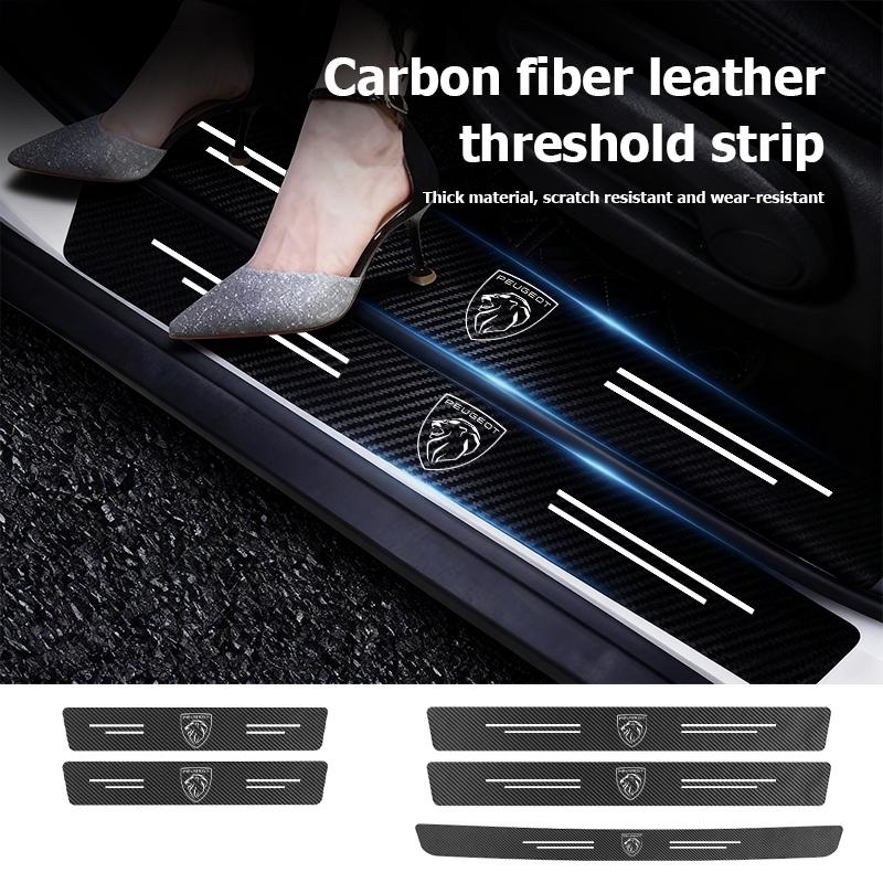 For Peugeot Car Threshold Protection Strip Anti-scratch Auto Rear Bumper Sticker Accessories 208 3008 V4008 308 2008 207 107 508