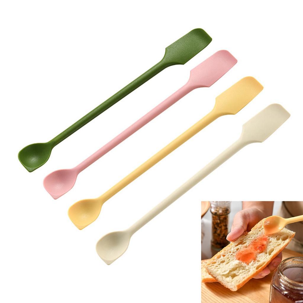 4er-Pack Lebensmittelqualität Silikon Schaber Backwerkzeug Saucenmischspatel Geeignet für Heimköche und Profis