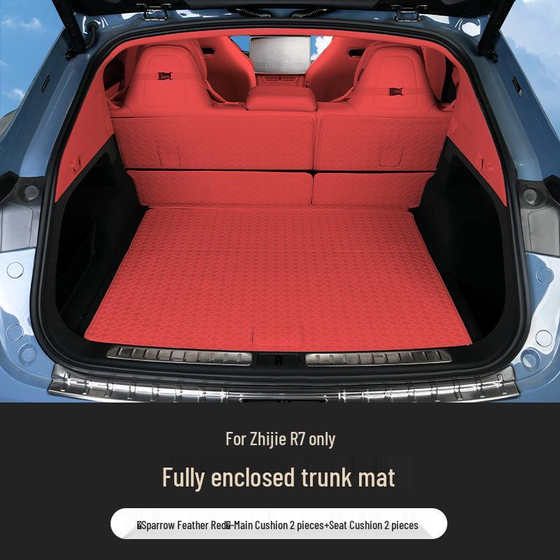 Zhijie R7 Full Coverage Waterproof Leather Trunk Mat
