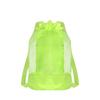 Sand-Resistant Beach Backpack Extra-Large Drawstring Closure Mesh Beach Bag Adjustable Straps Net Backpack Bags