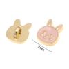 20Pcs Metal Mini Buttons For Doll Clothes Sewing Decoration DIY Cute Rabbit Buckles 1/6 Dolls Clothing Accessories High Quality