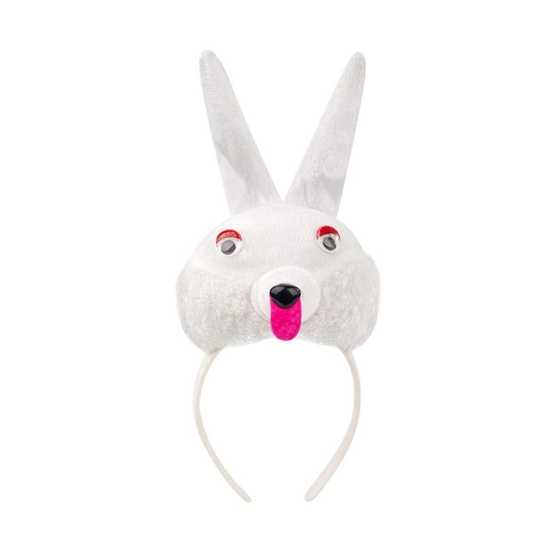 

1/3/4/5 Bunnies Costume Set Ears Headband Tail Bowtie Gloves Tutu for Halloween Christmas Party Animal Cosplay Costume