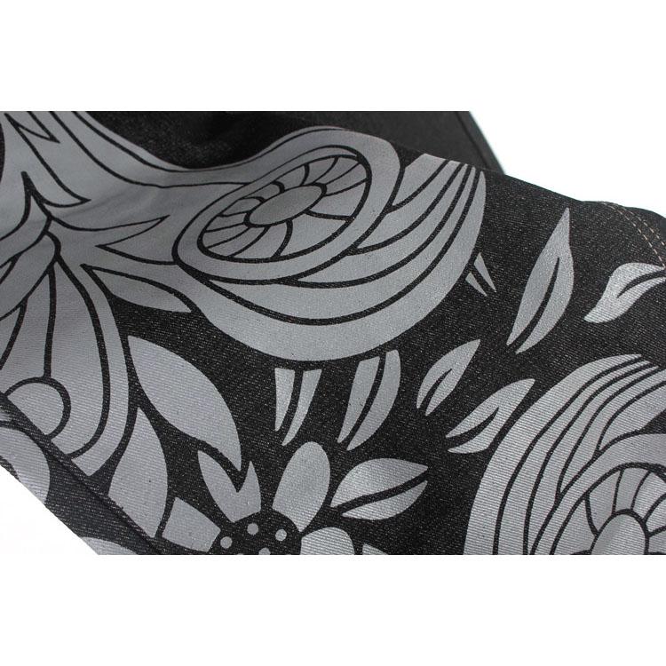 Men's Straight Trousers Hip-Hop Jeans Street Dance Graffiti Print Embroidery Loose Skateboard Pants 30-46