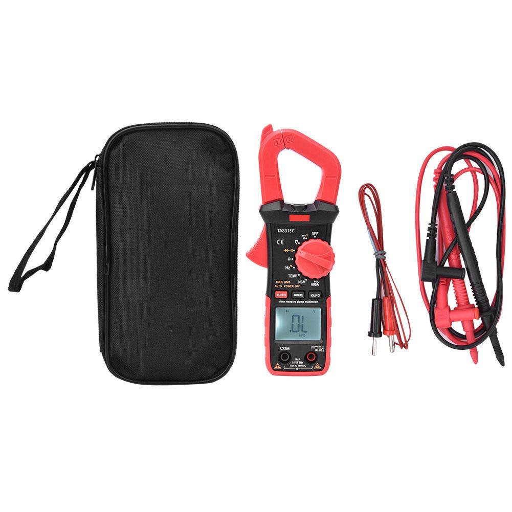 TA8315C Multifunctional Digital Handheld Screen Clamp Multimeter Voltage Current Meter Tester