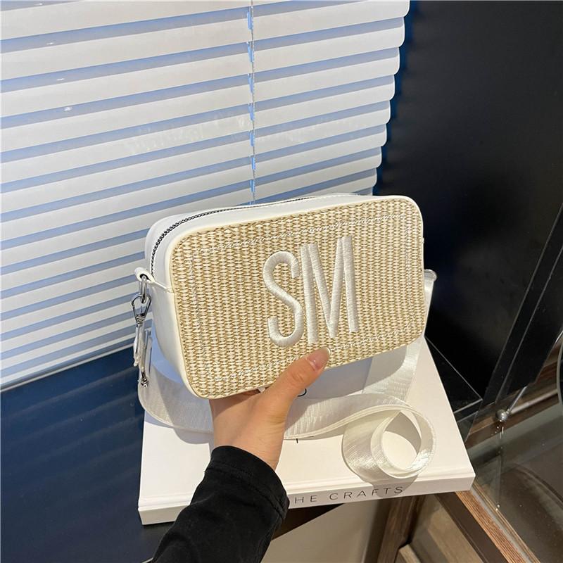 Spring Simple Women's Small Square Bag 2025 New Camera Bag Female Crossbody Ins Letter Explosion Shoulder Small Bag