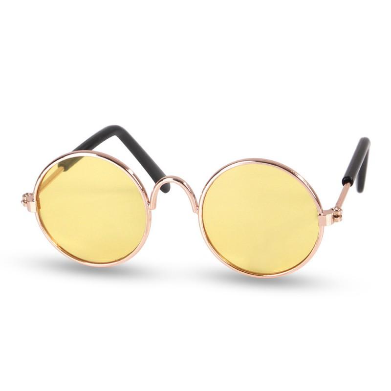 Pet Sunglasses Cats Dogs - Cute Cartoon Style Goggles Plastic Accessories In Multiple Colors Frames