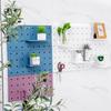 No-Punch Pegboard Wall Shelf for Kitchen & Bathroom Storage