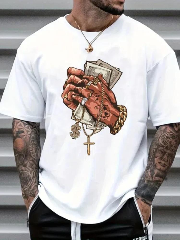 Summer Fashion 3D Printed Men's T-Shirt Street Harajuku TShirt For Men Short Sleeve Oversized Tshirt Vintage Top