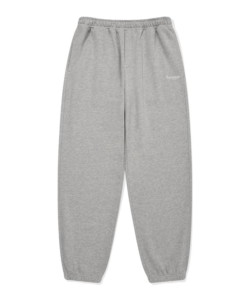 COVERNAT Regular Fit Sweat Jogger Pants Melange Gray