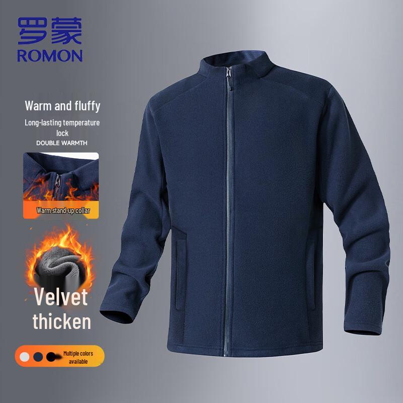 

ROMON Men s Fleece Stand Collar Jacket 3XL