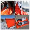 2er-Pack Notfallschlafsack Wasserdicht PE Survival-Schlafsack Leichtgewichtiger Thermischer Biwaksack