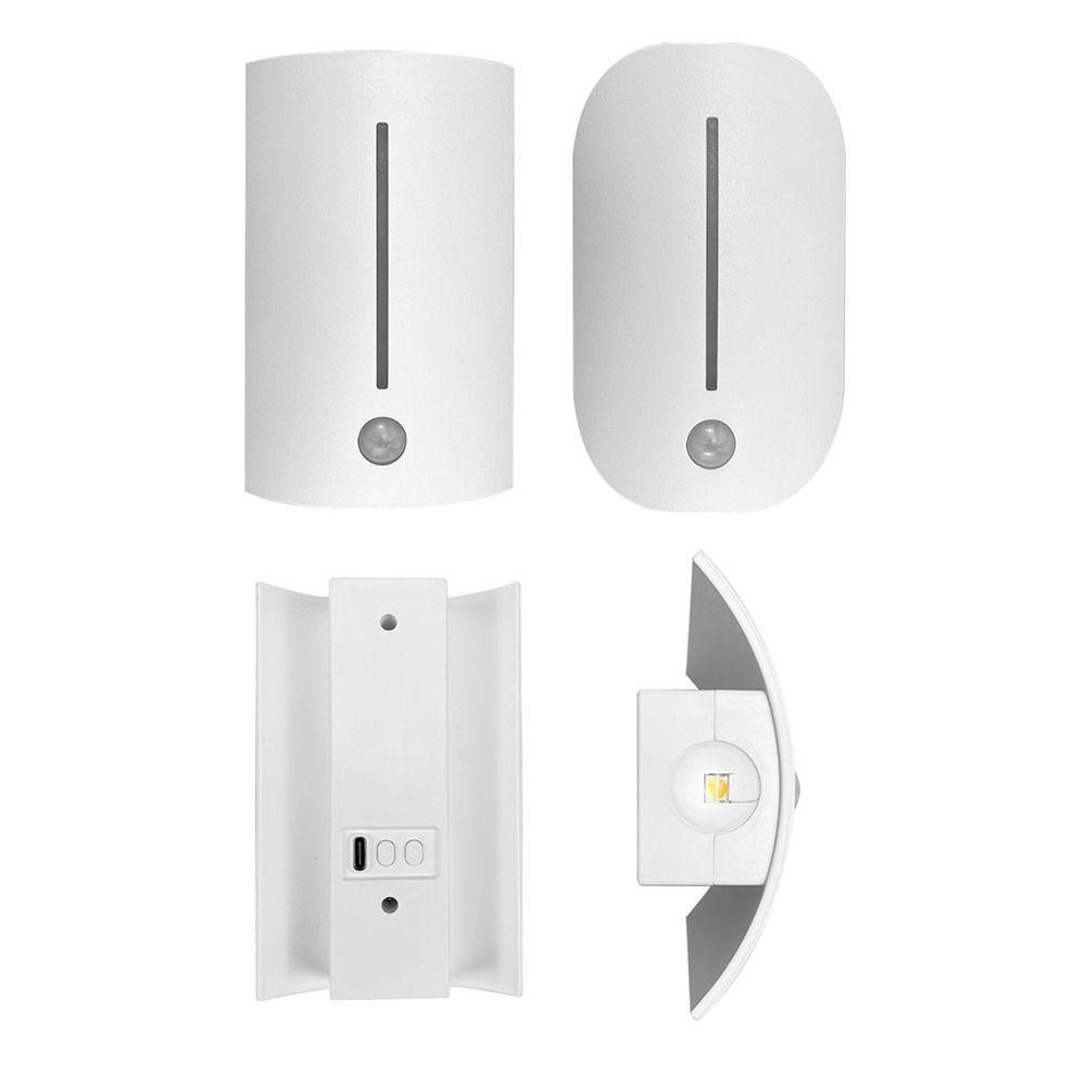 3 Colors Motion Sensor Night Light Eye Friendly Magnetic Wall Lamp LED Wall Sconce  Porch