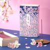 Kameyama Sakura no Miyabi Räucherstäbchen, Lose verpackt, Paulownia-Holzkiste, ca.. 120g, Ca.. 220 Sticks, Raucharm
