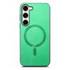 For Samsung Galaxy S23+ Leather Back Magnetic Case Skin-Touch Phone Cover