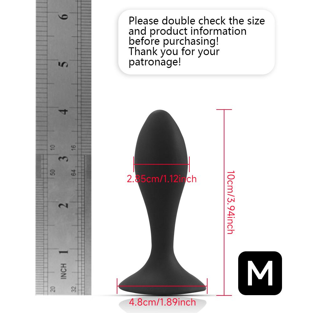3 Sizes Unisex Silicone Rear Anal Plugs, Anal Trainers, SM Adult Sex Toys, Ladies Sex Toys, Sex Toys