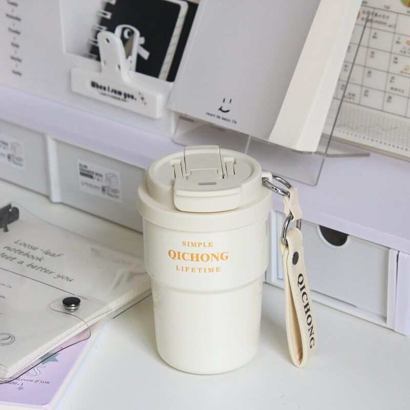 Large-Capacity Thermos Cup for Women, Good-Looking Ice Cup, Portable Car Coffee Cup, Outdoor Sports Water Bottle, Tea Cup