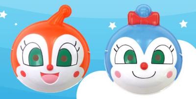 Mask Set Set with Fun Goods Dokin-chan & Kokin-chan [Let's Go! Anpanman] / (Paper Balloons)