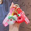 Strawberry Donut Doll Keychain Pendant Couple Car Bag Key Chain Pendant Creative Small Gift
