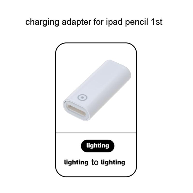 Adaptor Încărcător pentru Apple Pencil Generația 1, Conector de Încărcare Femeie la Femeie pentru Stilou Generația 1